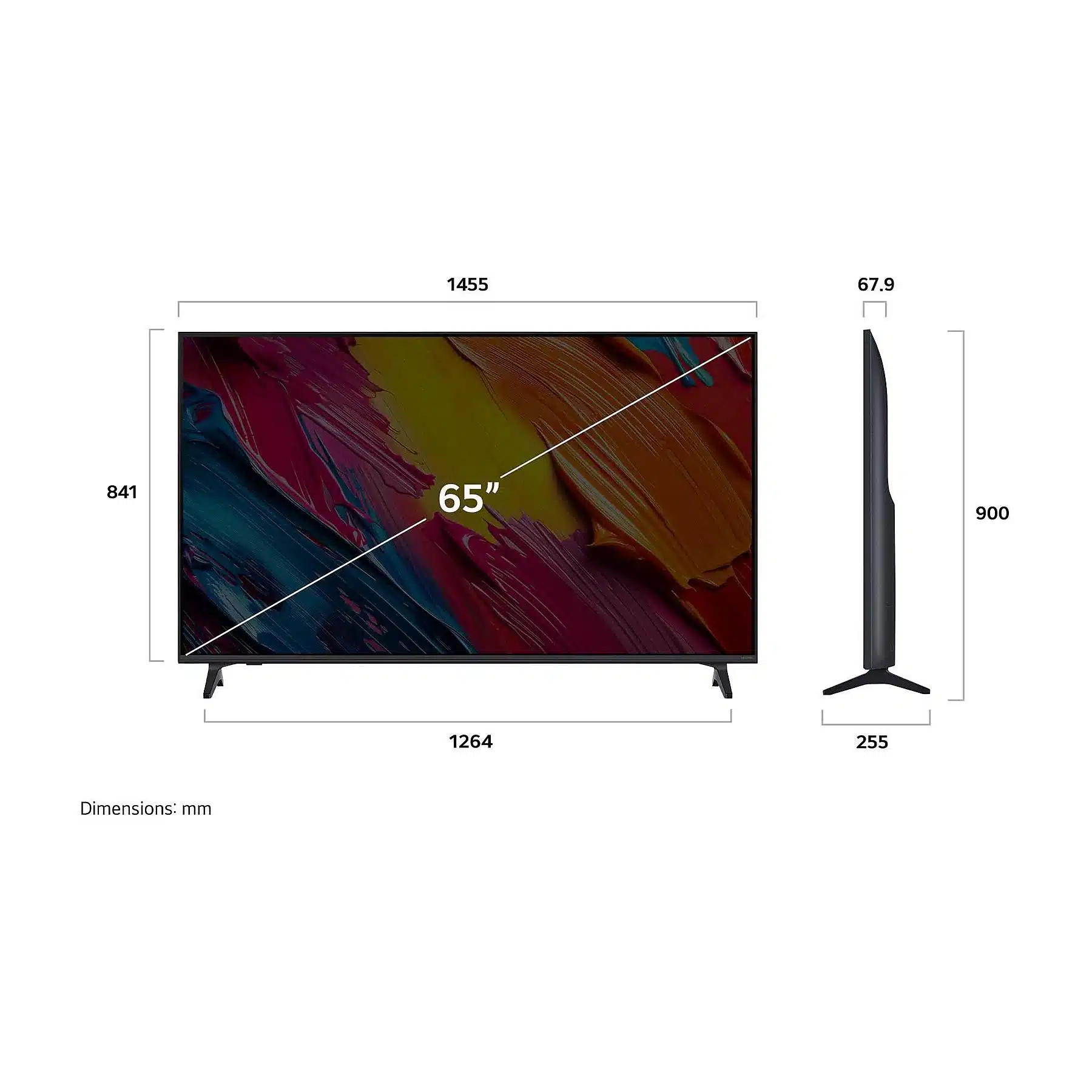 LG 65QNED70A6A LG QNED TV (piatto, 65 pollici / 165 cm, UHD 4K, SMART TV) – Bild 4