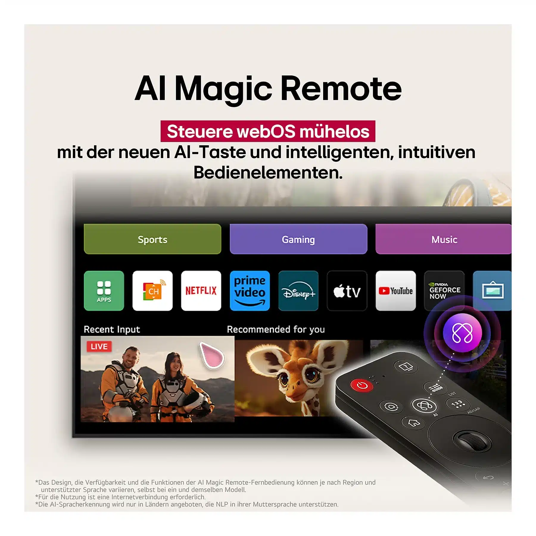 LG 65QNED70A6A LG QNED TV (piatto, 65 pollici / 165 cm, UHD 4K, SMART TV) – Bild 11