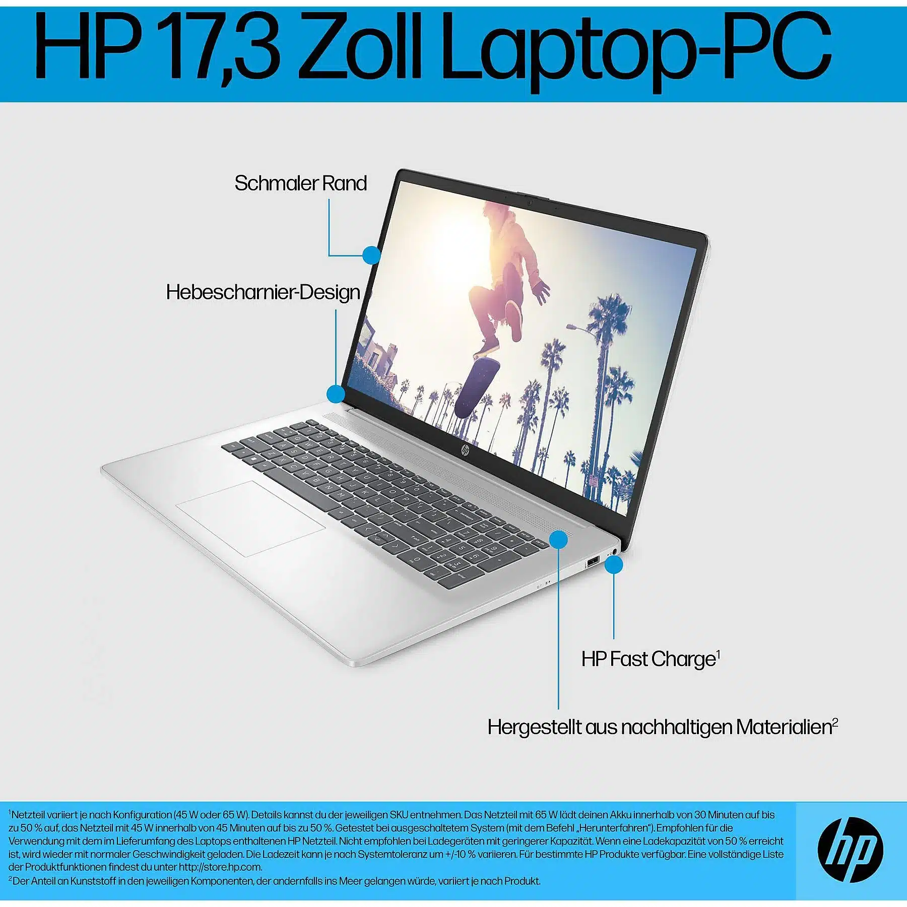 P 17-cn0312ng – 17,3 inch – Intel® N-serie N4500 – 8 GB – 512 GB – Intel® UHD Graphics – Windows 11 Home – Bild 9