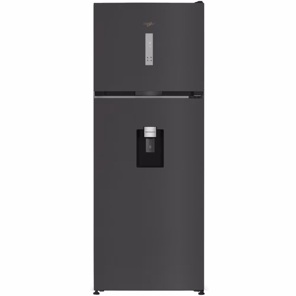 WHIRLPOOL WHD2 6472W X4E Doppeltür-Kühlschrank, No Frost, 477 Liter, H 186,5 cm, Energieeffizienzklasse E, Wasserspender, Edelstahl