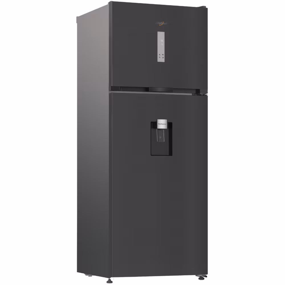WHIRLPOOL WHD2 6472W X4E Doppeltür-Kühlschrank, No Frost, 477 Liter, H 186,5 cm, Energieeffizienzklasse E, Wasserspender, Edelstahl – Bild 2