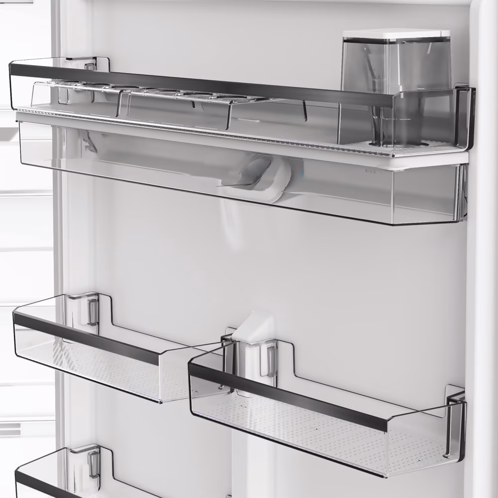 WHIRLPOOL WHD2 6472W X4E Doppeltür-Kühlschrank, No Frost, 477 Liter, H 186,5 cm, Energieeffizienzklasse E, Wasserspender, Edelstahl – Bild 5